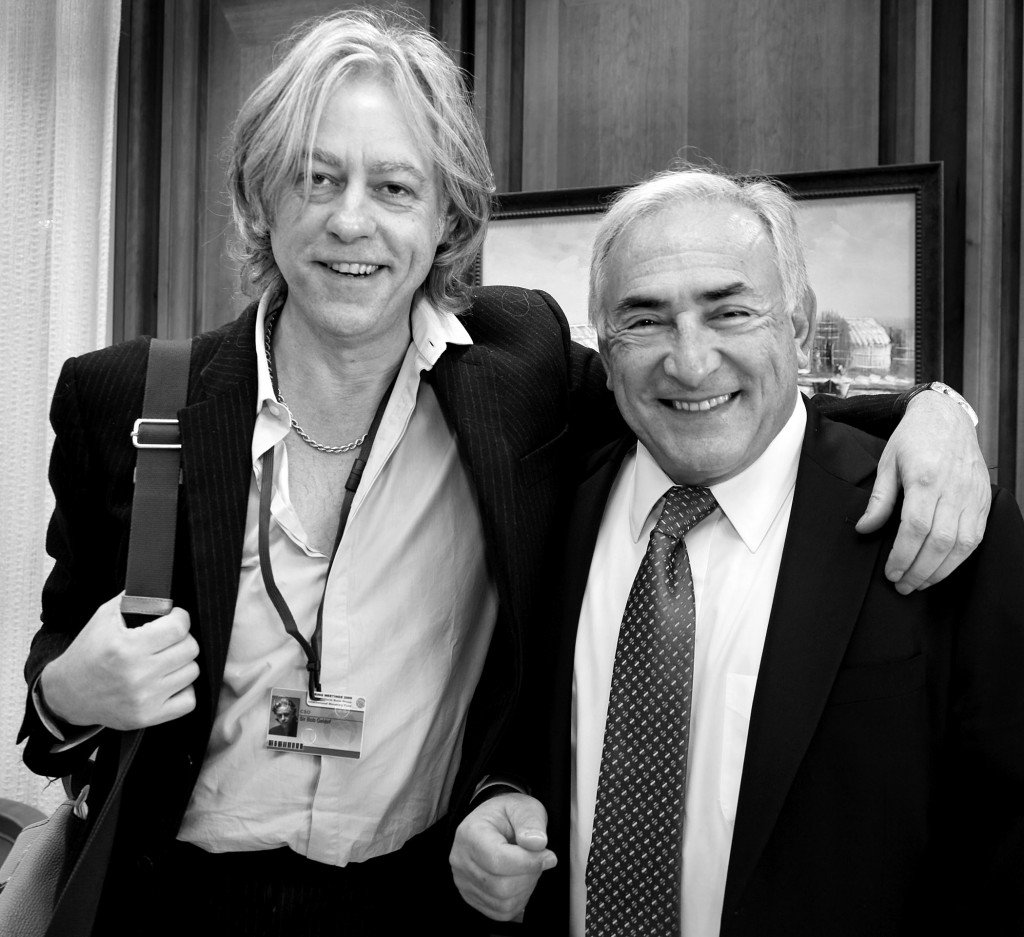 IMF Managing Director Dominique Strauss-kahn with Bob Gedoff